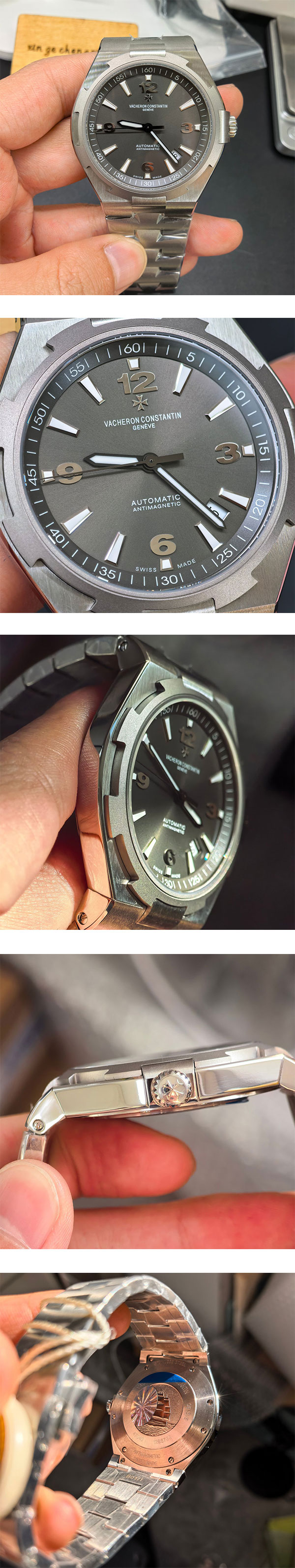 【PPF製 スーパーコピー時計販売店】 ヴァシュロン・コンスタンタンコピー オーヴァーシーズ 47040/000W-9500 グレー